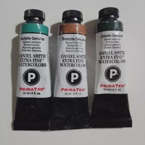 LOT of 3 tubes Daniel Smith Watercolors, 15 ml